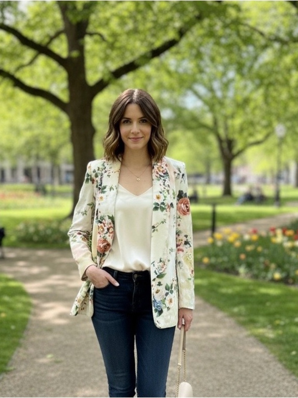 Truth & Pride 100% Silk Floral Blazer Women’s Shawl Collar Open Front Size XS